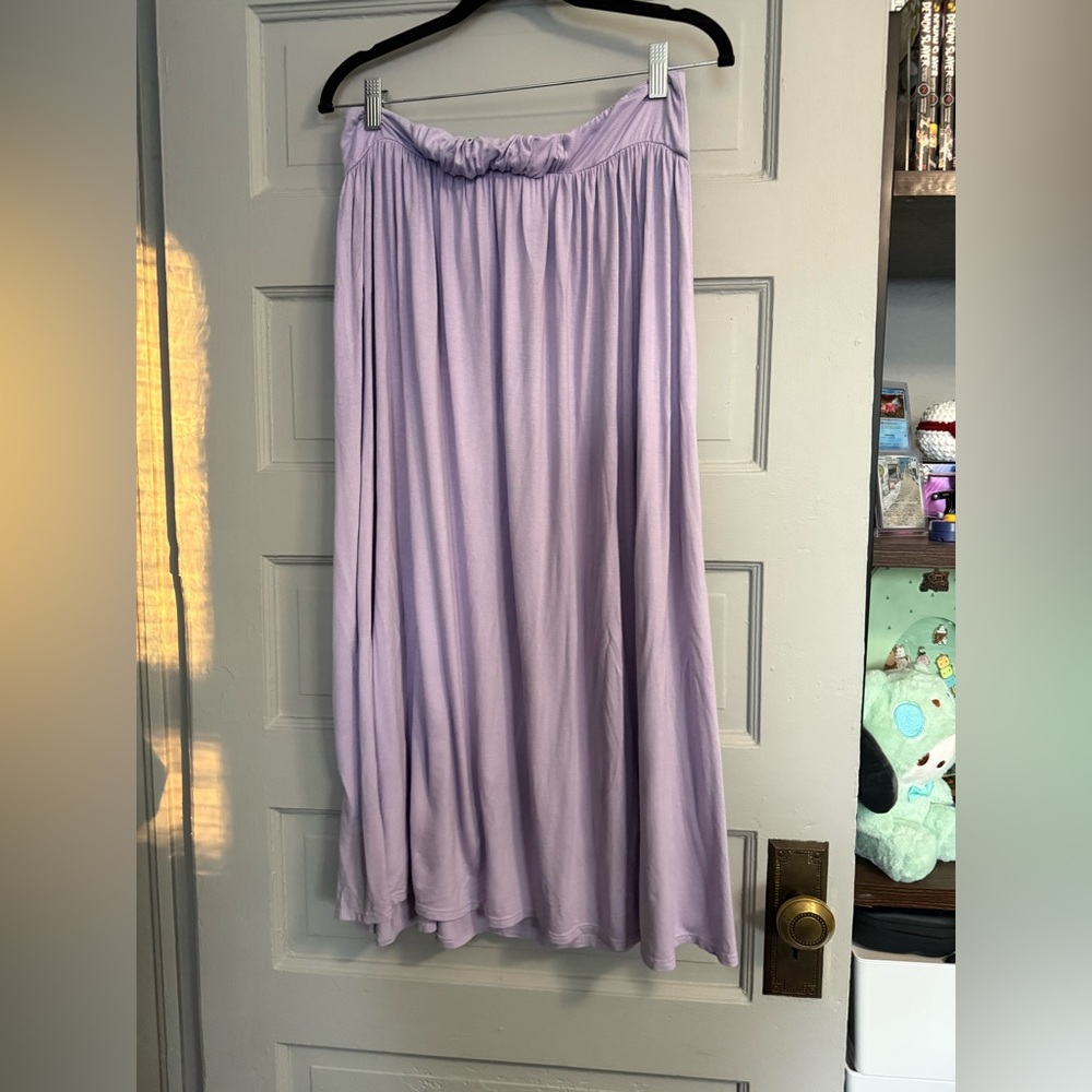 Free People Beach Serenity Purple set top and skirt Size XL - Picture 4 of 11